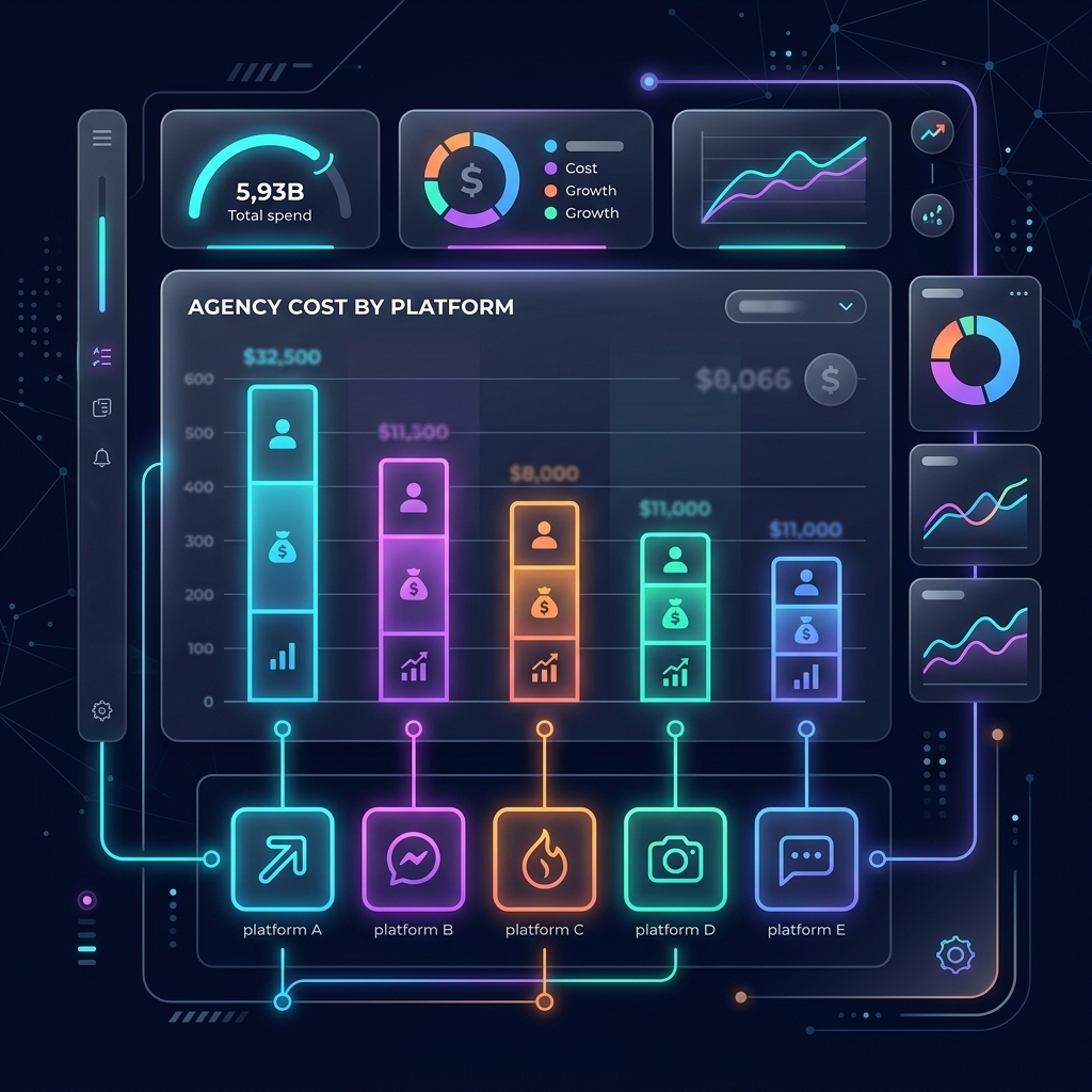 Agency Ad Account Cost By Platform
