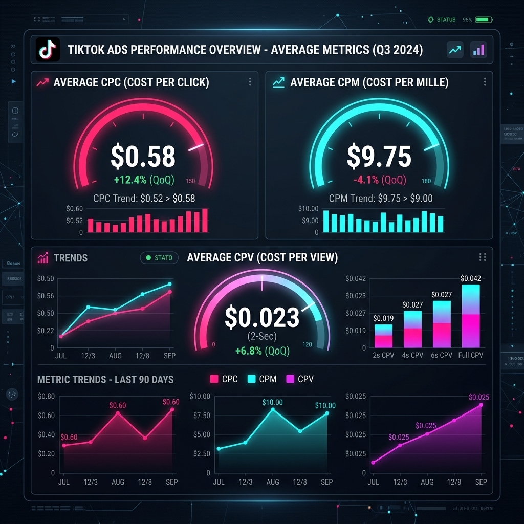 TikTok Average Cost Metrics