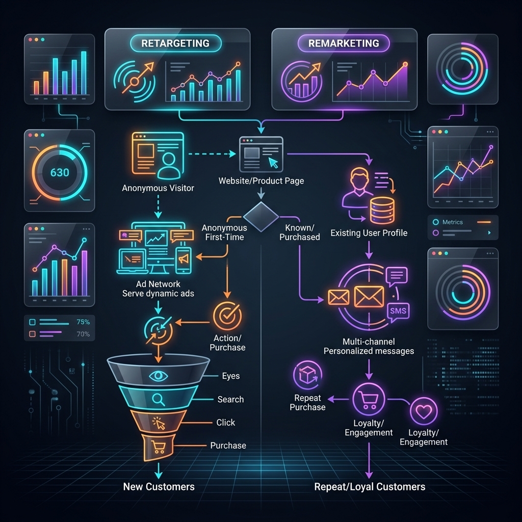 When To Use Retargeting Vs Remarketing