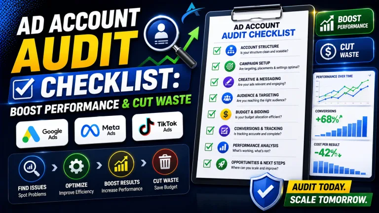 Ad Account Audit Checklist: Boost Performance & Cut Waste