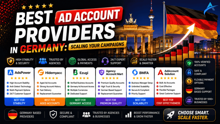 Best Ad Account Providers in Germany: Scaling Your Campaigns