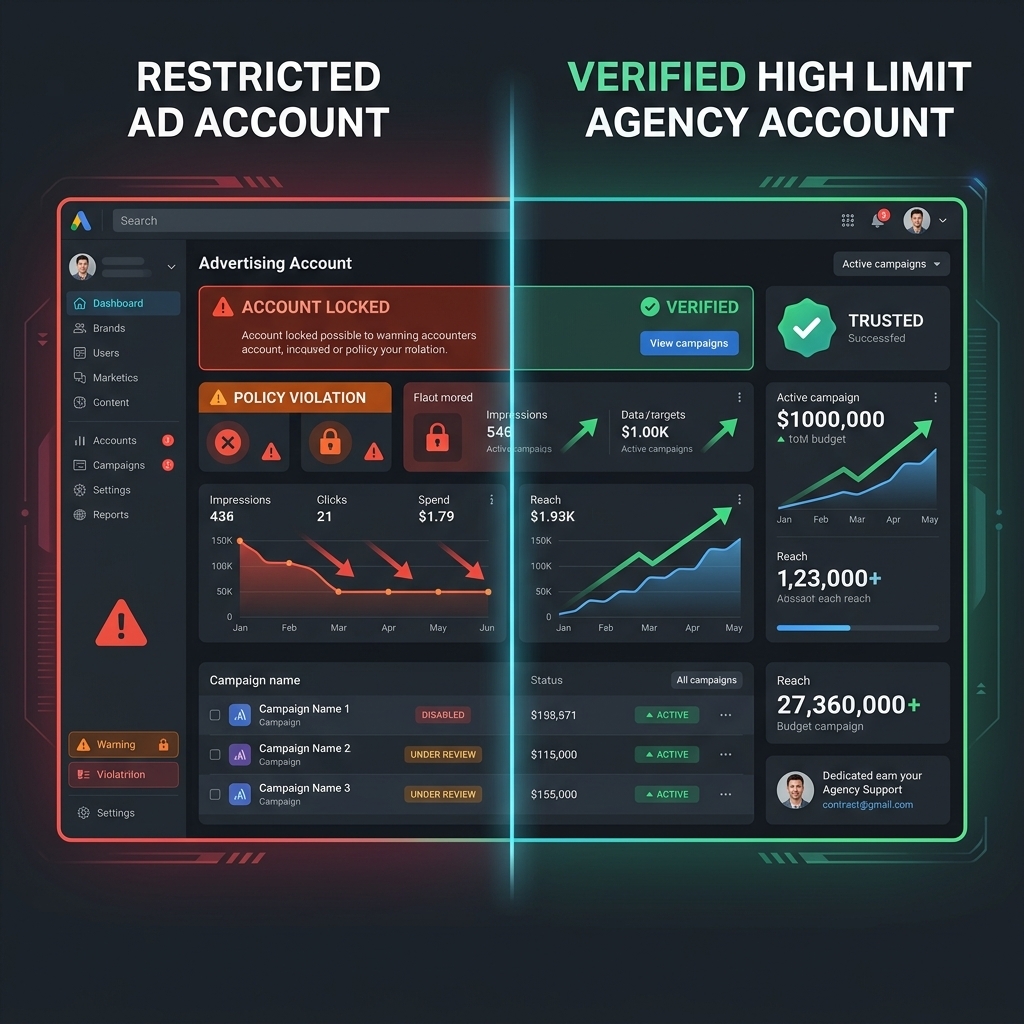 Agency Ad Account vs Self-Serve Account