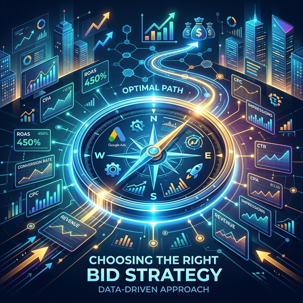 Choosing Right Google Ads Bid Strategy