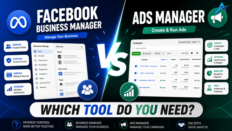 Facebook Business Manager vs Ads Manager: Which Tool Do You Need?