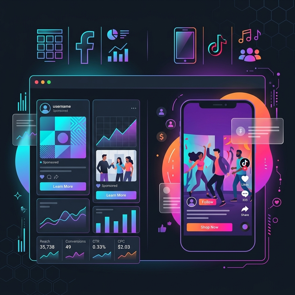 Facebook Ads Vs Tiktok Ads Comparison