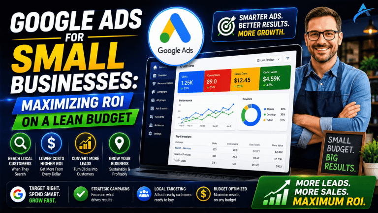Google Ads for Small Businesses: Maximizing ROI on a Lean Budget