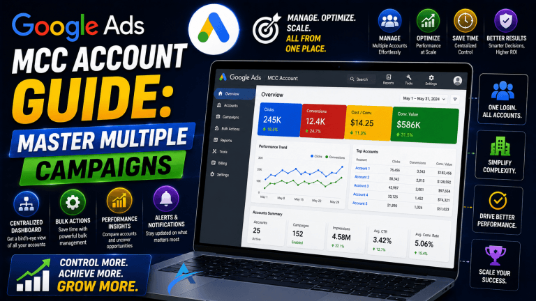 Google Ads MCC Account Guide: Master Multiple Campaigns