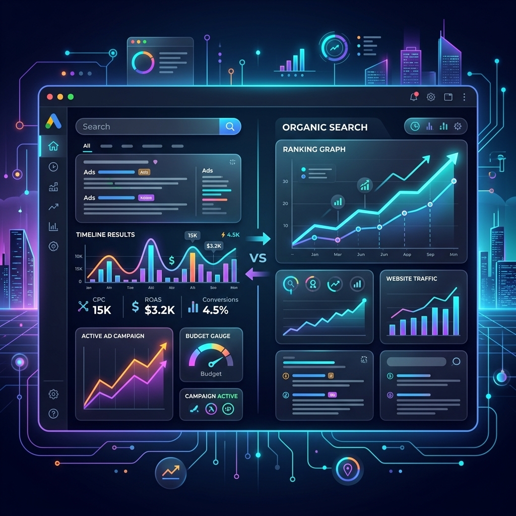 Google Ads Vs Seo Comparison