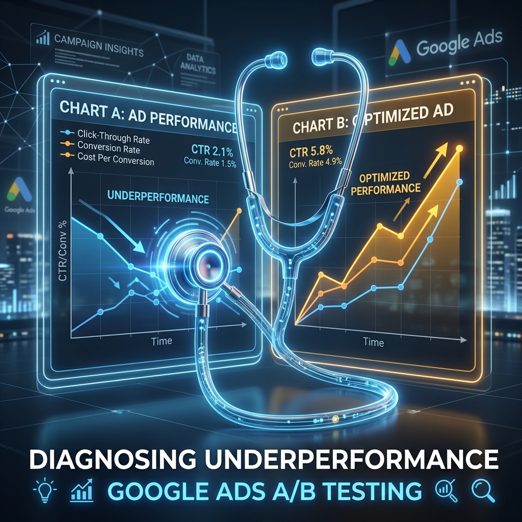 Diagnosing Underperformance Google Ads Ab Testing