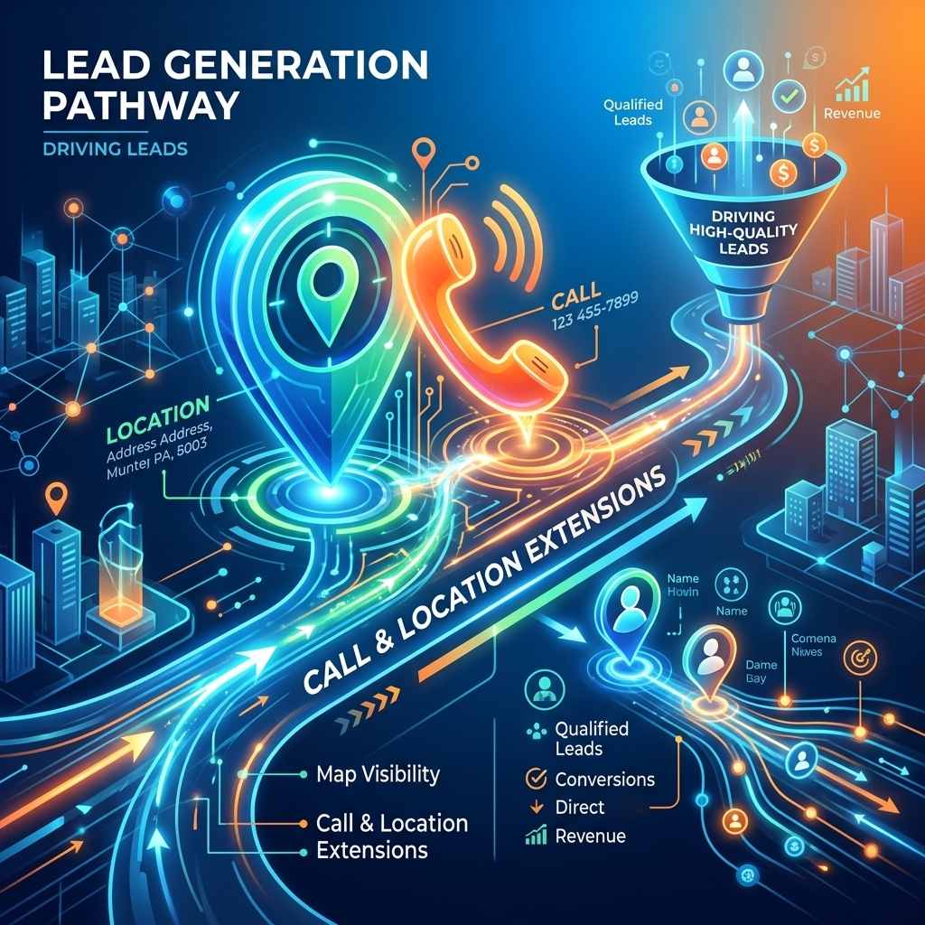 Driving Leads Call Location Extensions