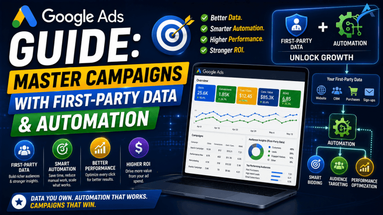 Google Ads Guide: Master Campaigns with First-Party Data & Automation