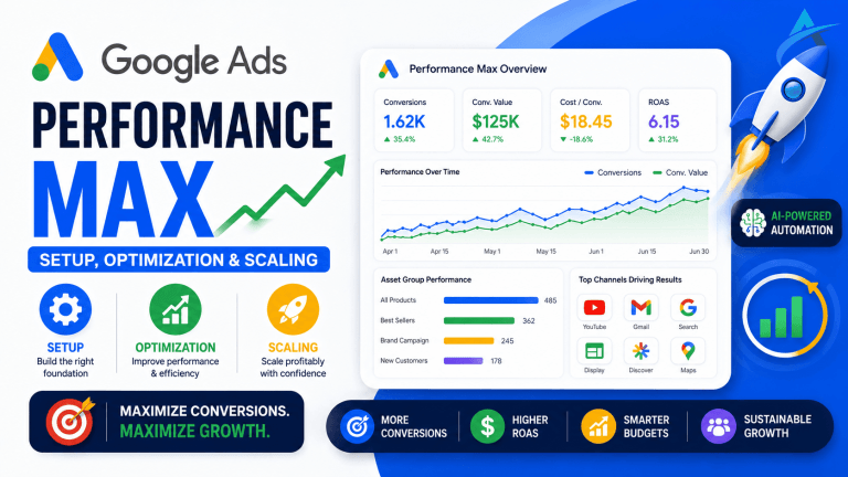 Google Ads Performance Max: Setup, Optimization & Scaling