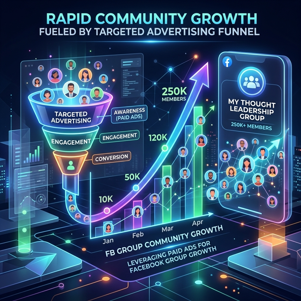 Leveraging Paid Ads Facebook Group Growth