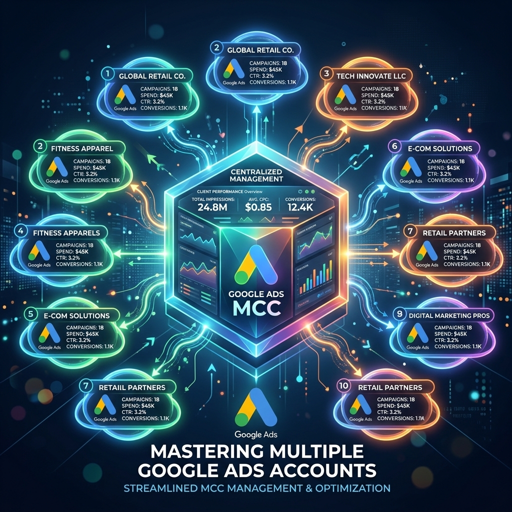 Multiple Google Ads Account Management Mcc