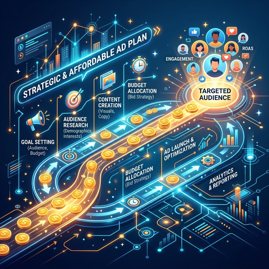 Strategic Affordable Social Media Ad Plan